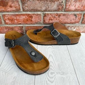 Spring Step Estelle Sandals Gray Size 9